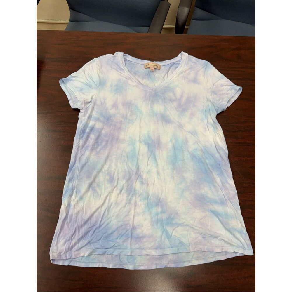 Philosophy Tie Dye Short Sleeve T-Shirt Size Small